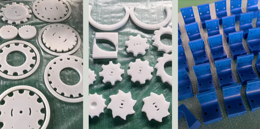 high-density polyethylene CNC machining gears parts