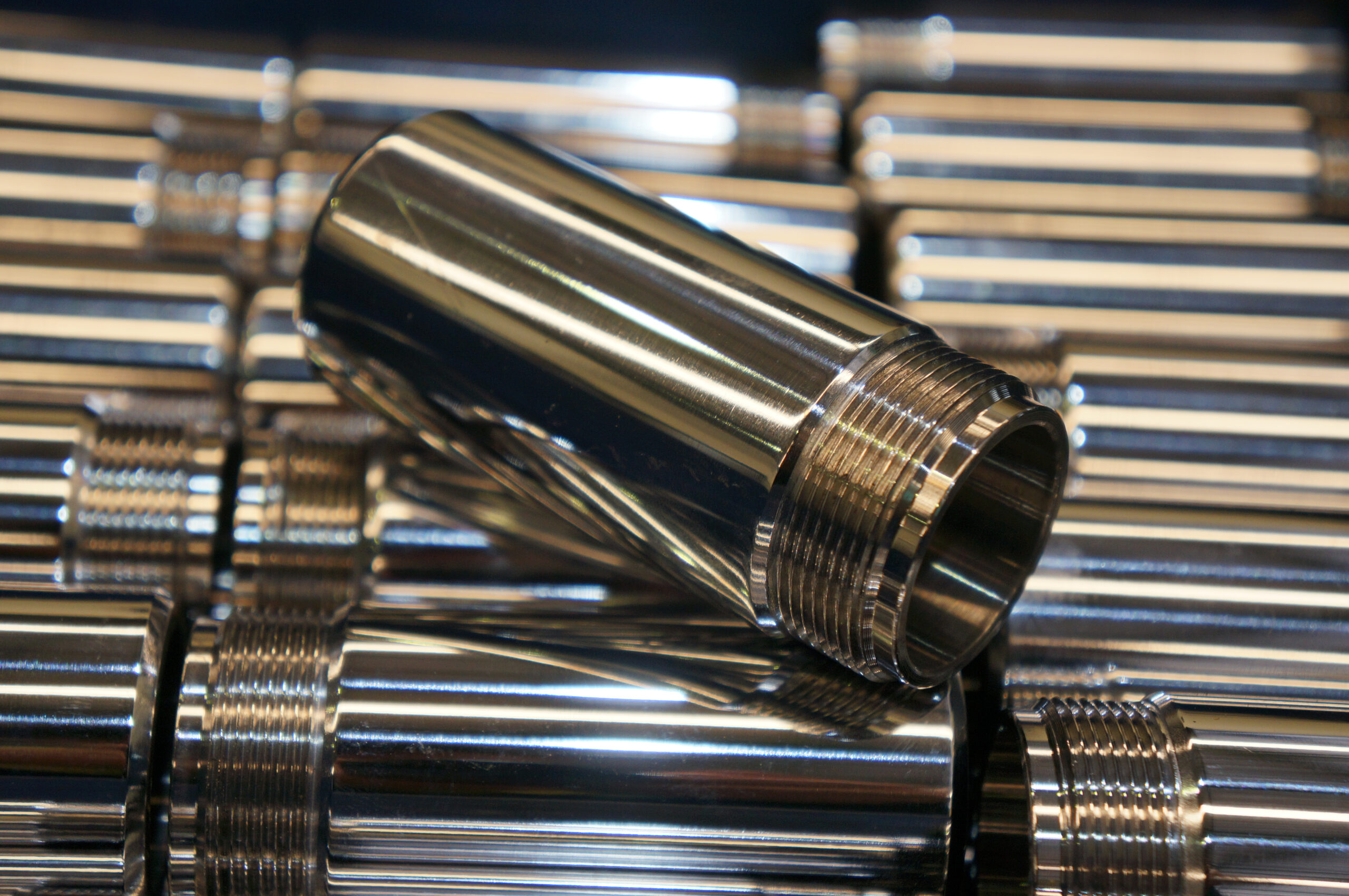 Chrome plated machined part