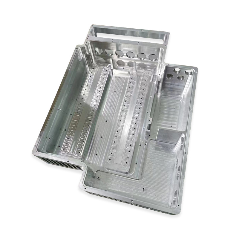 Pair of large machined aluminium housings with deep pockets &ndash; GY Machining