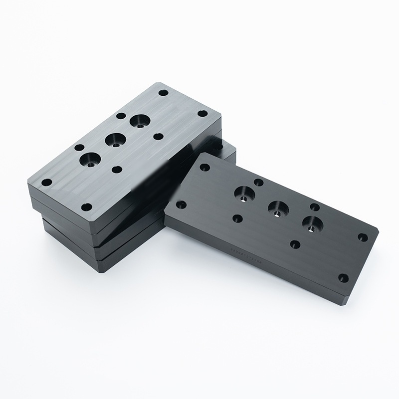 CNC machined POM plates with counterbored holes