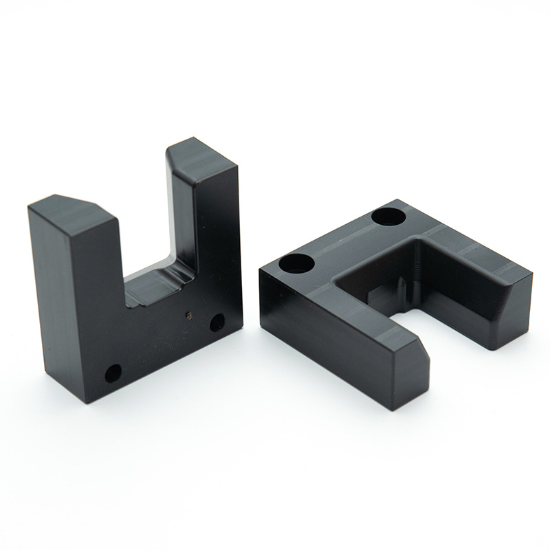 CNC machined POM U-brackets